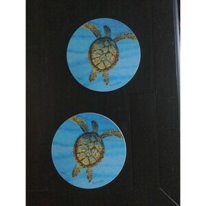 NEW‎ Barbados Sea Turtle Cork Backed Trivet (A13)